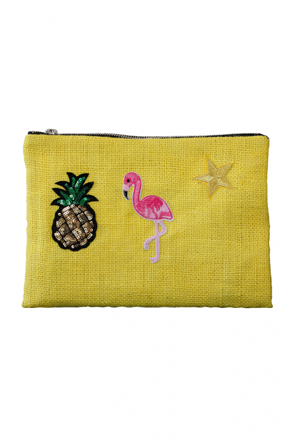 Sarı Jüt Clutch
