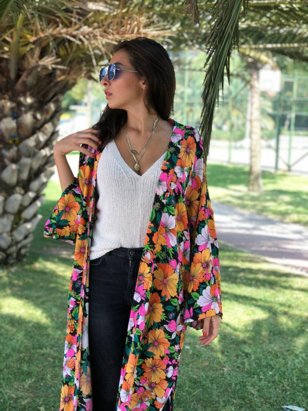 Dance of Flowers Kimono